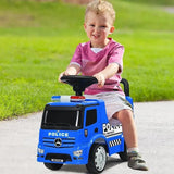 Mercedes Benz Police Pusher Car - Blue