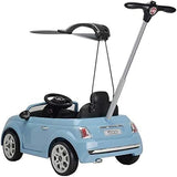 Fiat 3-In-1 Kids Pusher With Canopy - Blue