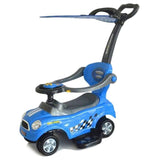 Factual Toys Sunshine Canpoy Coupe Pusher Car - Blue