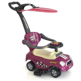 Factual Toys Sunshine Canpoy Coupe Pusher Car - Purple