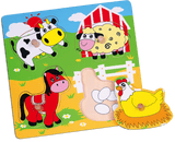 Viga Flat Puzzle - Farms Animals