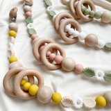 Chewies & More - Pram & Car Seat Tensioner/Chain - Peachy Pink