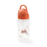 Done By Deer Straw Bottle Happy Clouds 350ml - Papaya