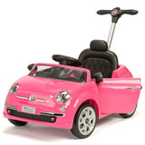 Fiat - 3-In-1 Kids Pusher Car - Pink