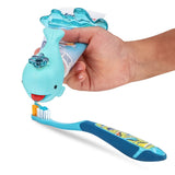 Flipper Oral Hygiene Set Toothbrush Cover & Toothpaste Squirter And Soft Bristle - Beagle & Whale