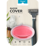 Flipper Hygienic Razor Cover with Suction Cups - Pink