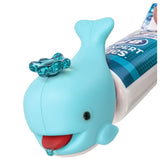 Flipper Toothpaste Squirter for Kids - Whale Blue