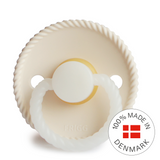 Frigg Rope Latex Baby Pacifier 6M-18M, 1Pack, Cream Night - Size 2 - Laadlee