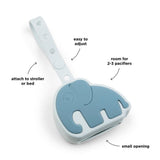 Done By Deer Silicone Pacifier Pouch Elphee - Blue
