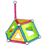 Geomag Glitter Magnetic Panels Construction Set - 44Pcs