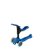 Globber Go Up Active Lights Scooter - Dark Navy Blue
