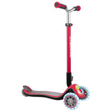 Globber Elite Prime Lights Scooter - New Red