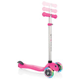Globber Go Up Sporty Lights Scooter - Deep Pink