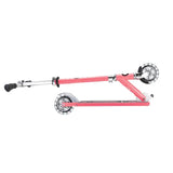 Globber Flow Element Lights Scooter - Coral Pink
