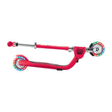 Globber Flow Foldable Junior Lights Scooter - Red