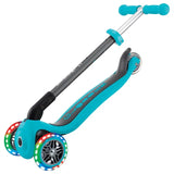 Globber Primo Foldable Lights Scooter - Teal