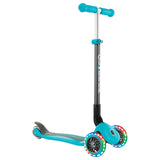Globber Primo Foldable Lights Scooter - Teal