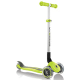 Globber Primo Foldable Lights Scooter - Lime Green