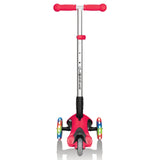 Globber Primo Foldable Lights Scooter - New Red
