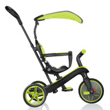 Globber 4 In 1 Explorer Trike Tricycle - Lime Green