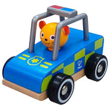 Hape Wild Riders Vehicle Police Car - Blue