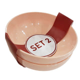 Inochi Amori Large Feeding Bowl 850ml Pack of 2 - Milky Orange