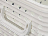 Inochi Tokyo Multi Purpose Storage Basket with Handle - White (43 x 28 x 24 cm)