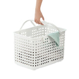 Inochi Nachi Multi Purpose Basket with Strap Handbag - White (46 x 32 x 31 \cm)