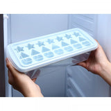 Inochi Kari 21 Slot Creative Ice Tray with Lid - Mint Green