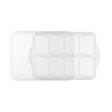 Inochi Amori 8 Cubes Baby Food Freezer Tray with Lid - White