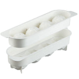 Inochi Kari 4 Slot Sphere Ice Tray - Pearl White