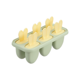 Inochi Kari Bunny DIY Ice Cream Ice Pop Mold with Sticks 6 slot - Avocado Green