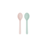 Inochi Amori 2pc Spoons Set - Light Pink & Tea Green
