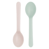 Inochi Amori 4pc Spoons Set - Milky Orange & Light Blue & Light Pink & Tea Green