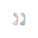 Inochi Amori 2pc Training Spoons Set - Light Pink & Tea Green