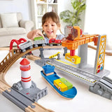 Hape Sea & Rail Cargo Transportation Set