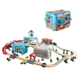 Hape Railway Super Cityscape Transport Bucket Train Set - 80Pc