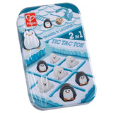 Hape, 2 In 1 Tic Tac Toe, Snakes & Ladders - 11Pcs