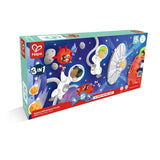 Hape 3-In-1 Space Adventure Puzzle With Cotton Bag