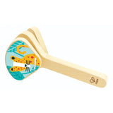 Hape 4-in-1 Ukulele Wooden Music Set Includes Ukulele Tambourine Castanets Maracas - 4pcs