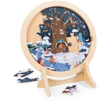 Hape 4 Seasons Layer Educational Puzzle With Stand - 25Pcs