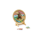 Hape 4 Seasons Layer Educational Puzzle With Stand - 25Pcs