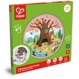 Hape 4 Seasons Layer Educational Puzzle With Stand - 25Pcs