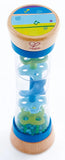 Hape Beaded Raindrops Rainmaker Shake & Rattle Activity Toy - Blue
