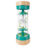 Hape Beaded Raindrops Rainmaker Shake & Rattle Activity Toy - Turquoise