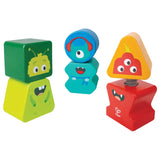 Hape Building Blocks Monster Buddies - 3Pcs