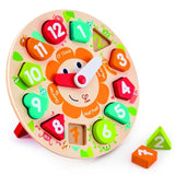 Hape Chunky Clock Wooden Puzzle - 13Pcs