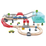 Hape City Train Bucket Set- 48Pcs