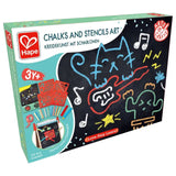 Hape Chalks And Stencils Art Kit