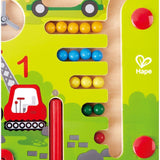 Hape Construction & Number Wooden Magnetic Maze